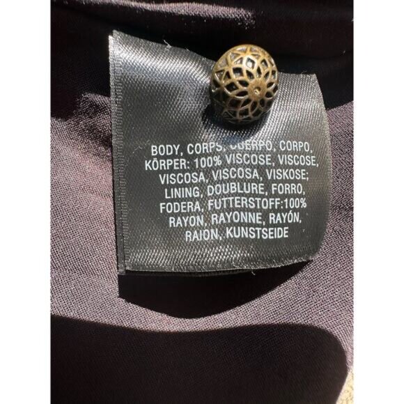 Anthropologie MAEVE Floral ELIA Open-Shoulder Dress Bell Flutter Sleeve Size 6 - Picture 9 of 10